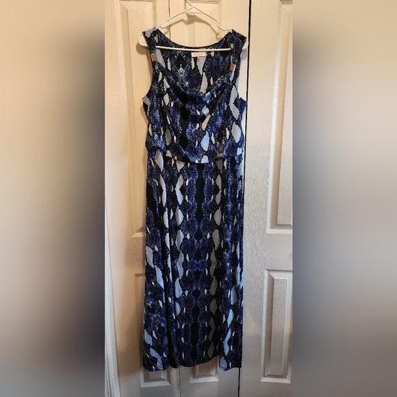 plus size cotton dresses Blue Knitted A-line Dress Comment “LINKS” for links FEMALE-Dresses >  Midi Size:AU12 US8